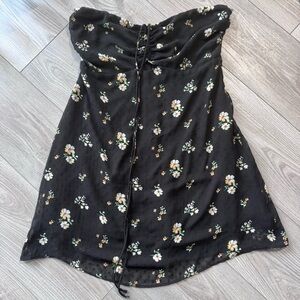 Urban Outfitters Black Zippered Garment